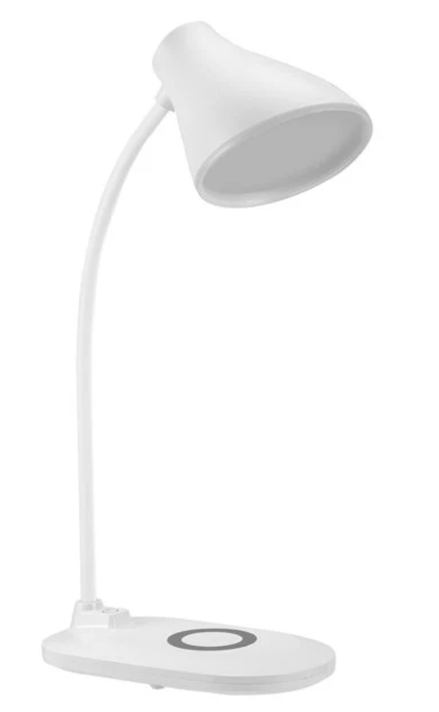 Lampa LED de birou cu functie de incarcare wireless pentru telefoane